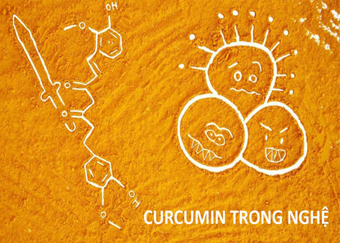 Curcumin cũng như beta-carotene trong nghệ có thể làm mờ đốm nâu do tàn nhang cũng như thâm mụn