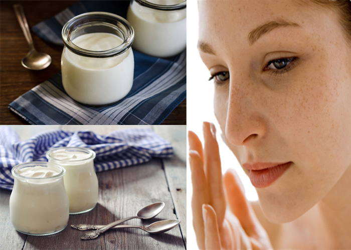 Sữa chua cũng là một trong các nguyên liệu tốt để chăm sóc da mặt